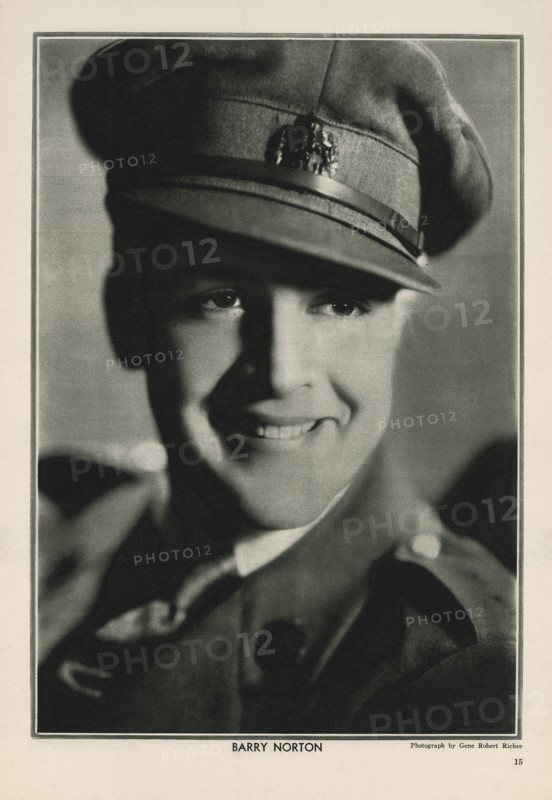 Actor Barry Norton, Publicity Portrait inside The New Movie Magazine, May 1930