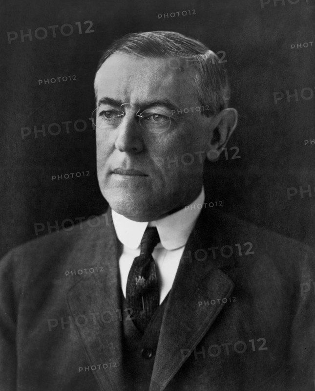 U.S. President-Elect Woodrow Wilson, Head and Shoulders Portrait, December 1912