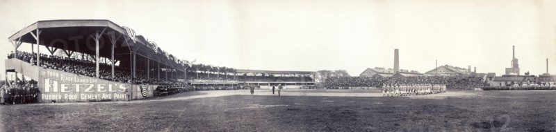 Eastern League Opening Game, Rochester versus Newark, Newark, New Jersey, USA, Irving Underhill, April 21, 1910
