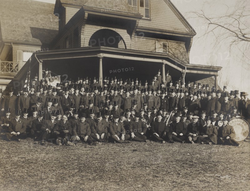 Ex-U.S. President Theodore Roosevelt with his Neighbors, Group Portrait, Sagamore Hill, Oyster Bay, New York, USA, March 19, 2019