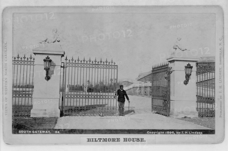 South Gateway, Biltmore House, Ashville, North Carolina, USA, Thomas H. Lindsey, 1896