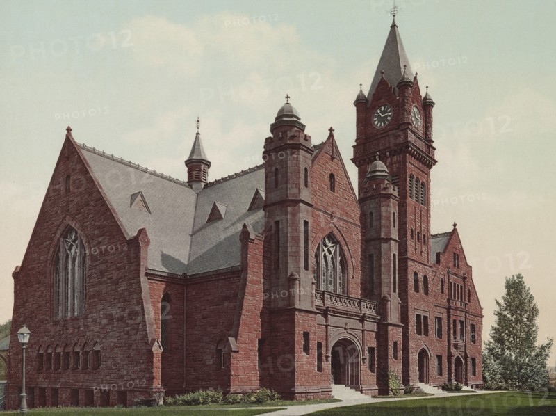 Mary Lyon Hall, Mount Holyoke College, South Hadley, Massachusetts, USA, Detroit Publishing Company, 1900