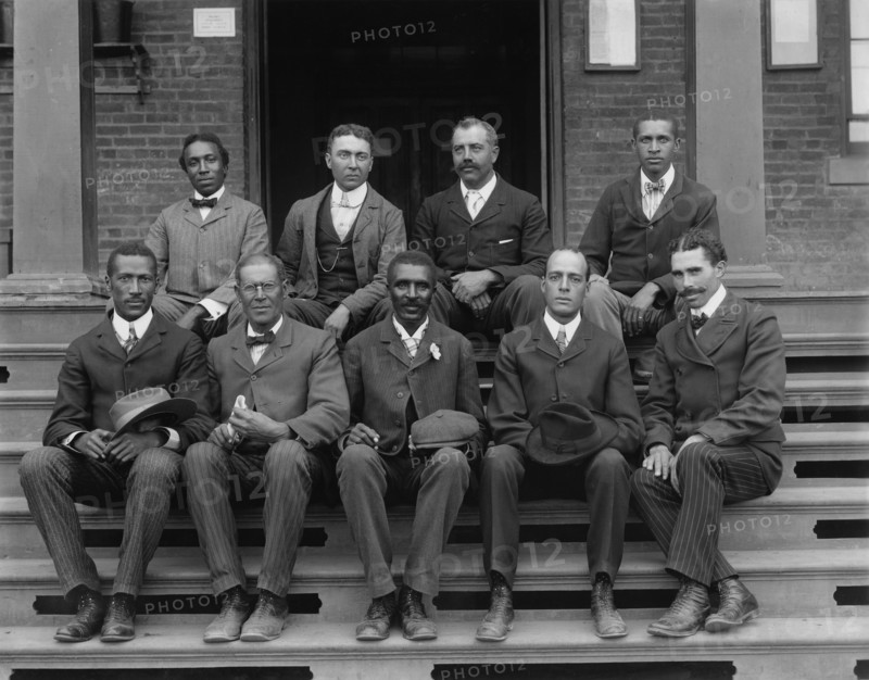 George Washington Carver, (seated front row, center),  Group portrait with Staff, Tuskegee, Alabama, USA, Frances Benjamin Johnston, 1902