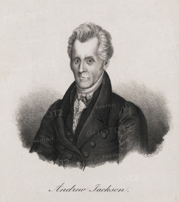 Andrew Jackson (1767-1845), Seventh President of the United States, Head and Shoulders Portrait