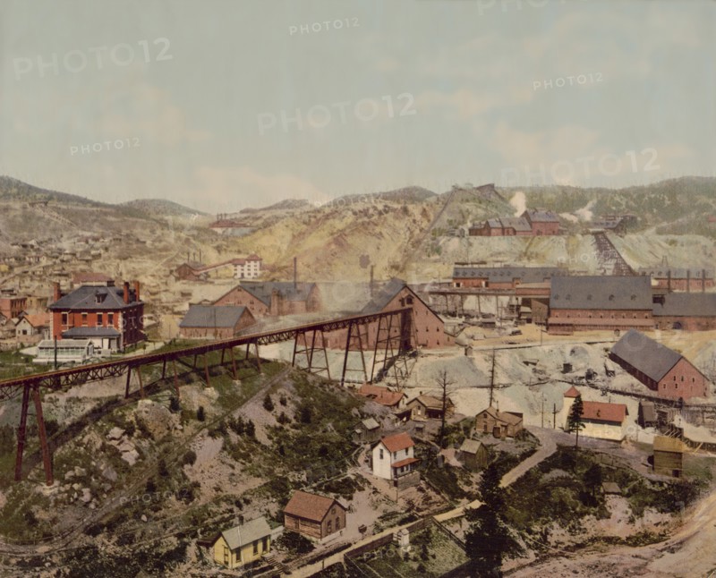 Lead, South Dakota, USA, Photocrhome Print, Detroit Publishing Company, 1901