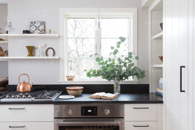 Simple White Kitchen