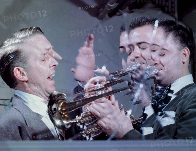 Portrait of Stan Kenton and Buddy Childers, Richmond, Virginia, USA, William P. Gottlieb Collection, 1947