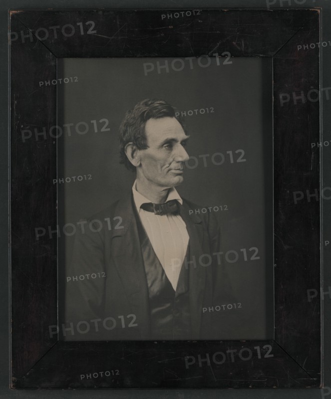Abraham Lincoln, U.S. Presidential Candidate, Half-length Portrait, Springfield, Illinois, USA, by Alexander Hesler, June 3, 1860
