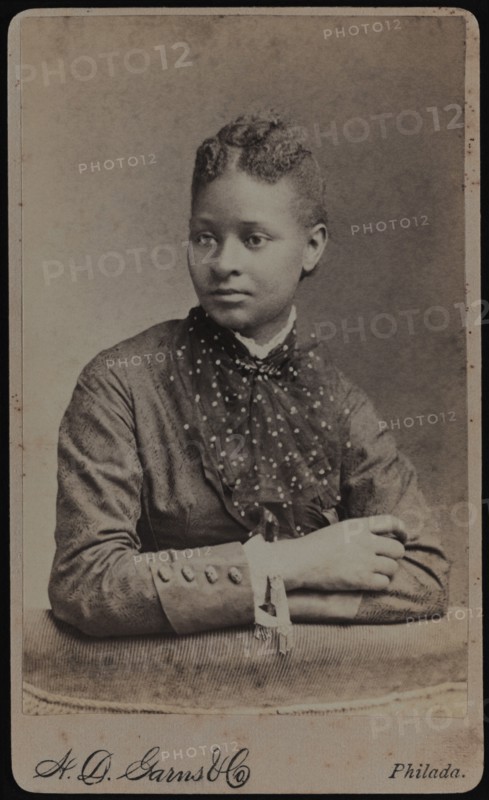 Sidney Taliaferro (1854-1927), former Student and Protégé of Emily Howland,  Half-length Seated Portrait by H.D. Garns & Co., 1881