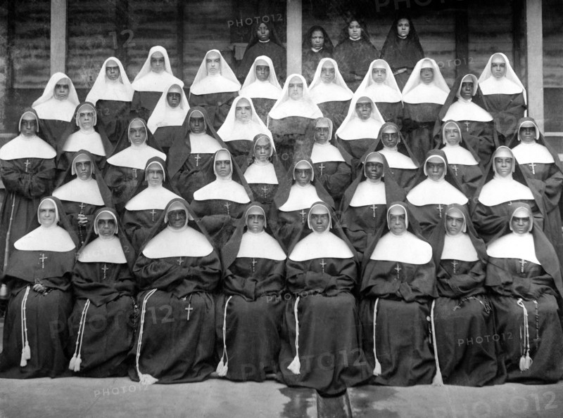 Sisters of the Holy Family, Portrait, New Orleans, Louisiana, USA, W.E.B. DuBois Collection, 1899