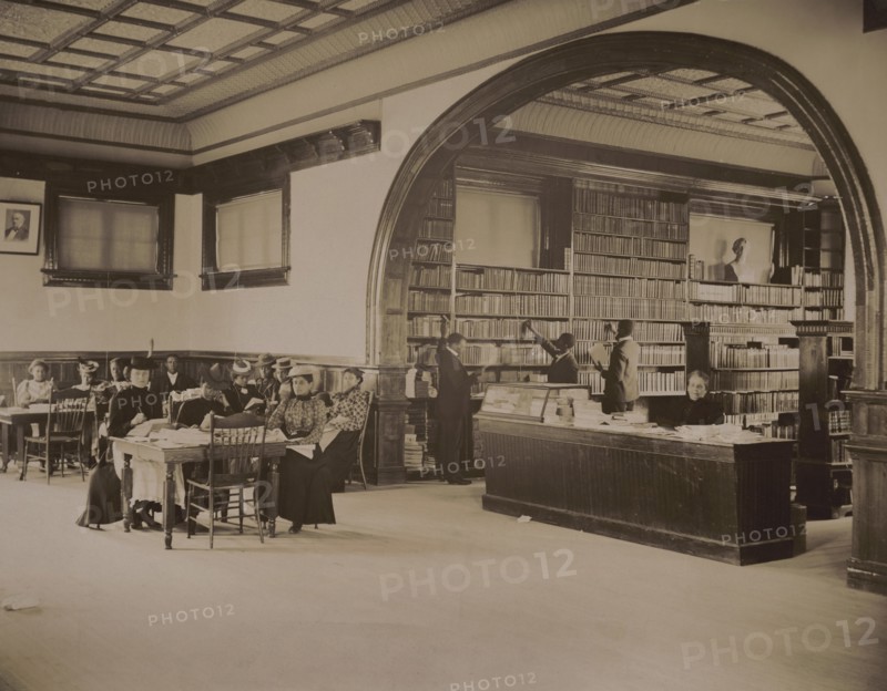 Library Interior, Claflin University, Orangeburg, South Carolina, USA, 1899