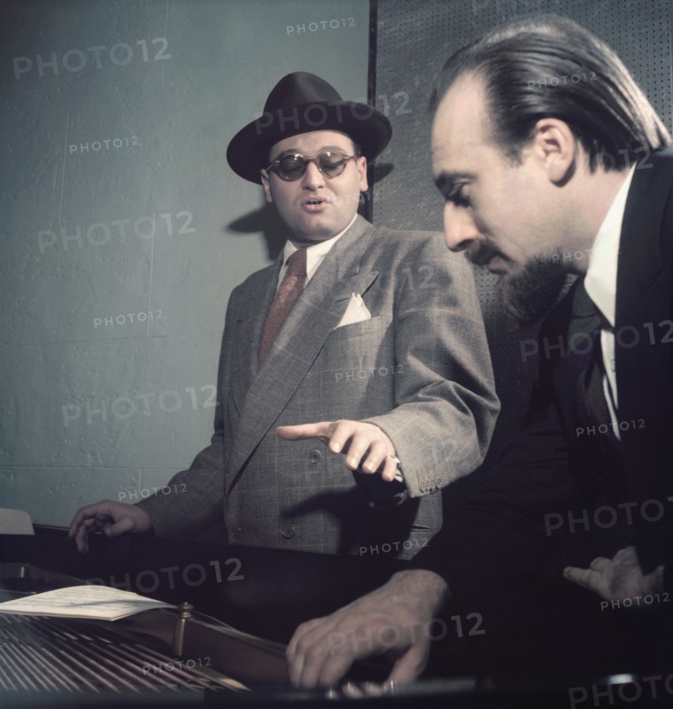 Portrait of Frankie Laine and Mitch Miller, New York City, New York, USA, William P. Gottlieb Collection, 1948