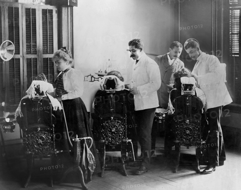 Dentistry Class, Howard University, Washington DC, USA, W.E.B. DuBois Collection, 1900