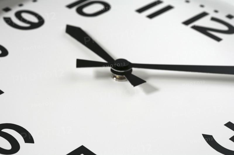 Face of a Clock Close-up