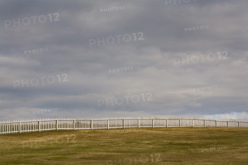 Fence, Field and Sky