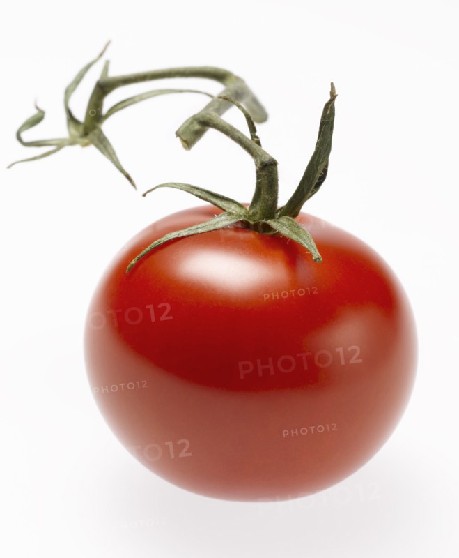 Whole Red Cherry Tomato with Stem