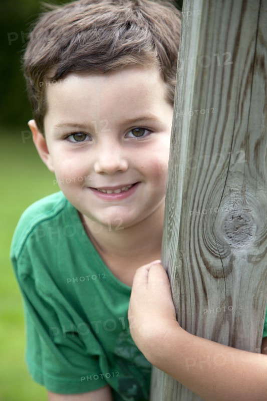 Smiling Young Boy Portrait