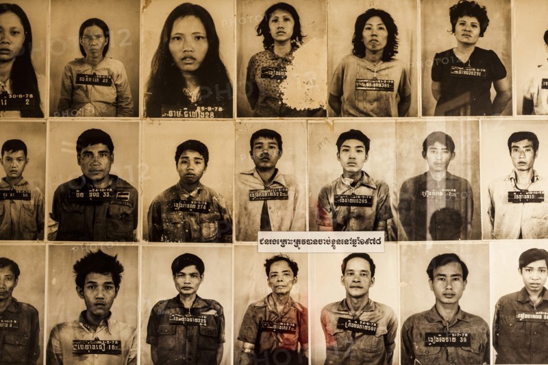 Photographs of Victims of S21 Prison, Phnom Penh, Cambodia