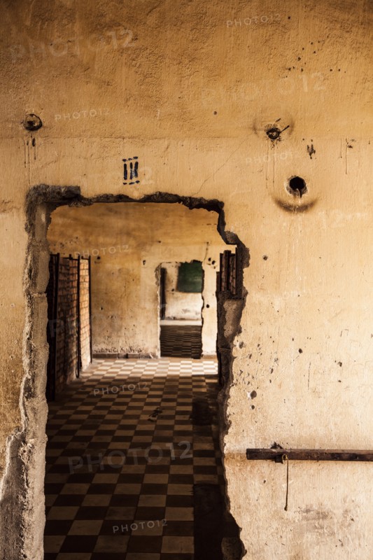 Broken Walls, Tuoi Sieng Prison, Phnom Penh, Cambodia