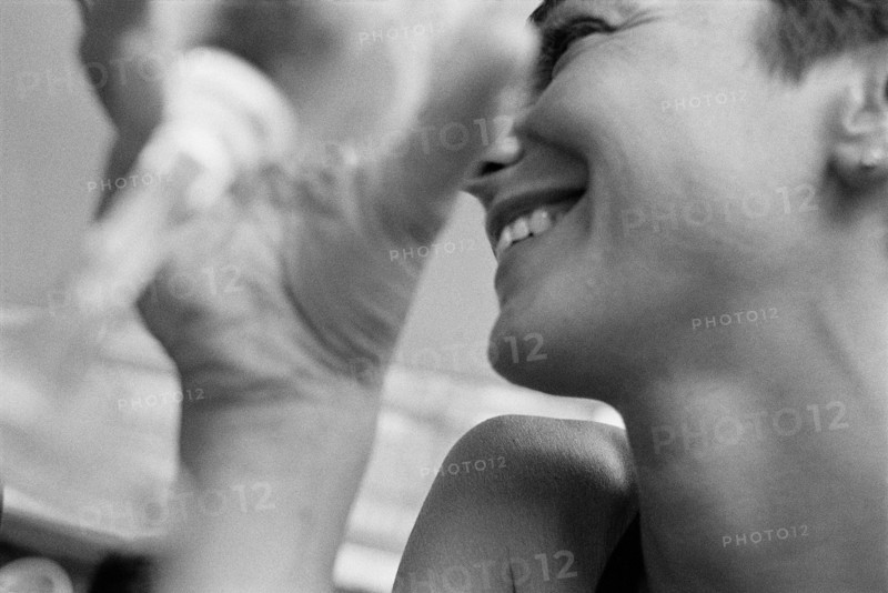 Smiling Woman Holding Wine Glass
