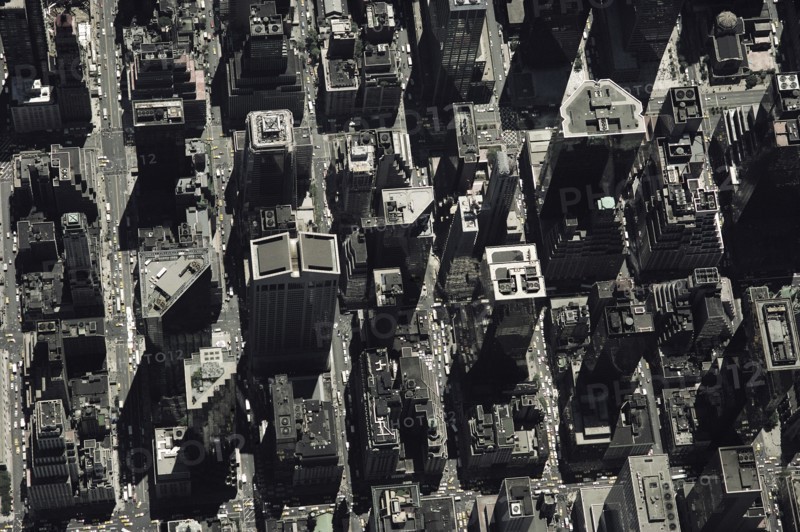Midtown Manhattan, New York City, New York, USA, High Angle View