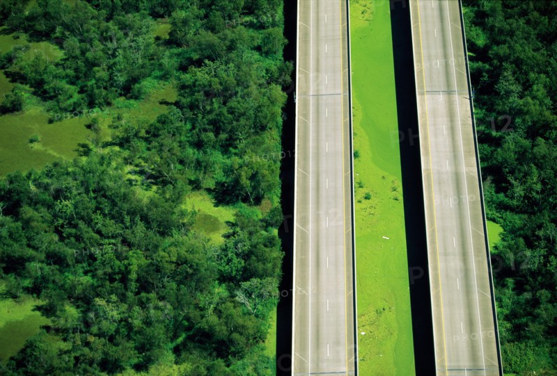 Parallel Highways, High Angle View
