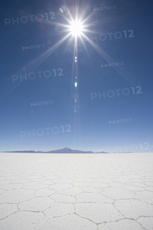 Bright Sunlight Above Salt Flats