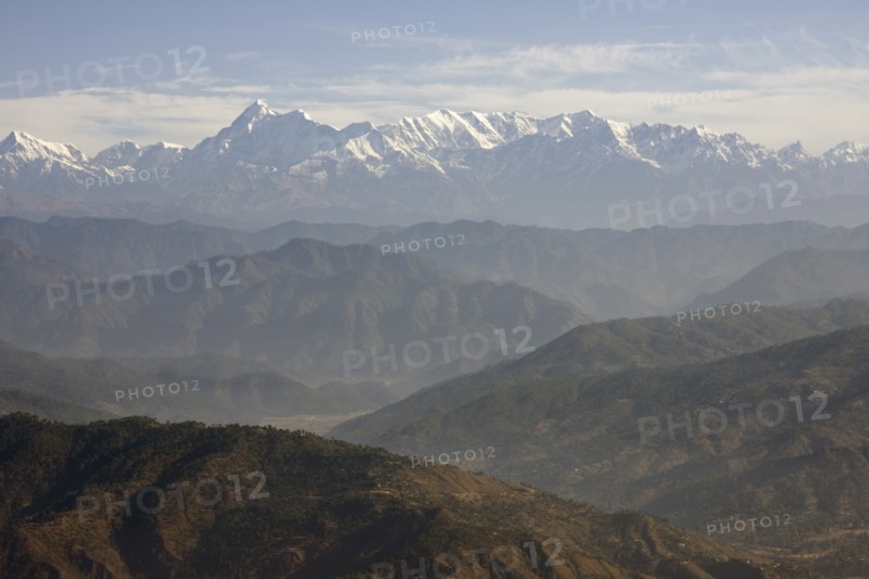 Himalayas in Distance, Northern India II