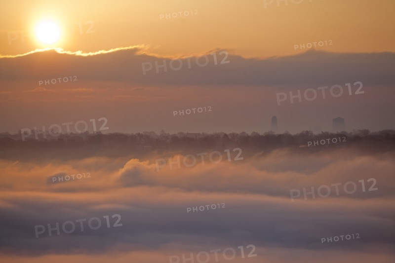 Fog and Sunset