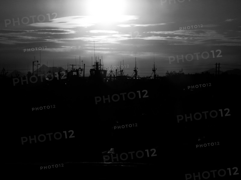 Boat Yard, Silhouette, Alaska, USA