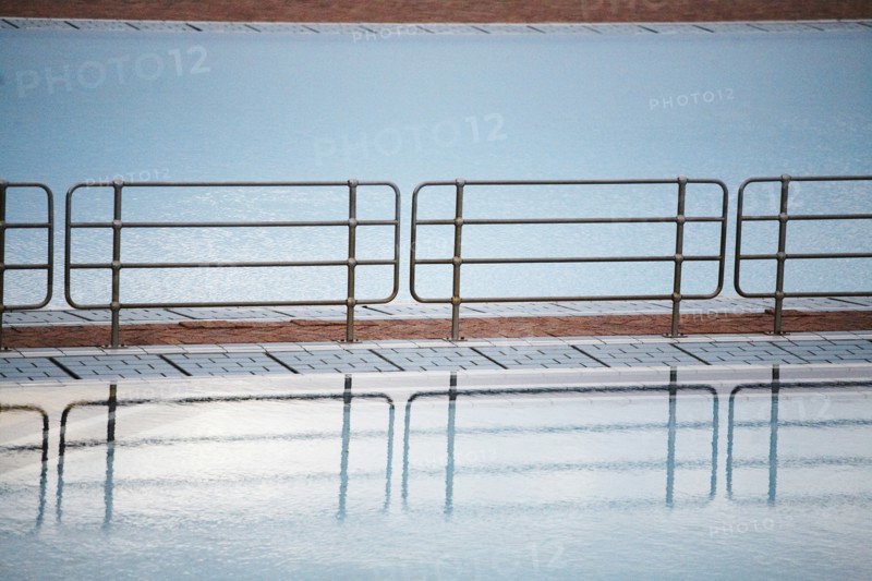 Swimming Pool and Guard Rail