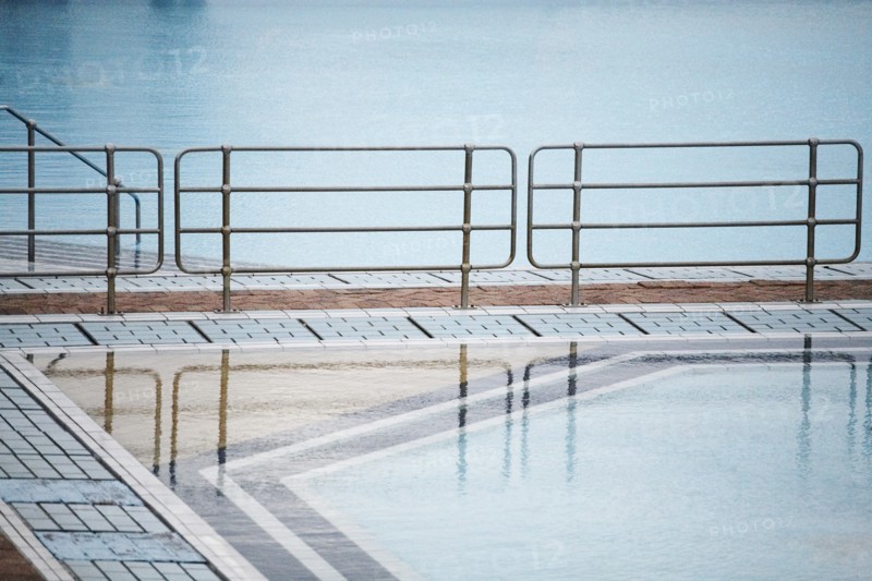 Swimming Pool and Guard Rail