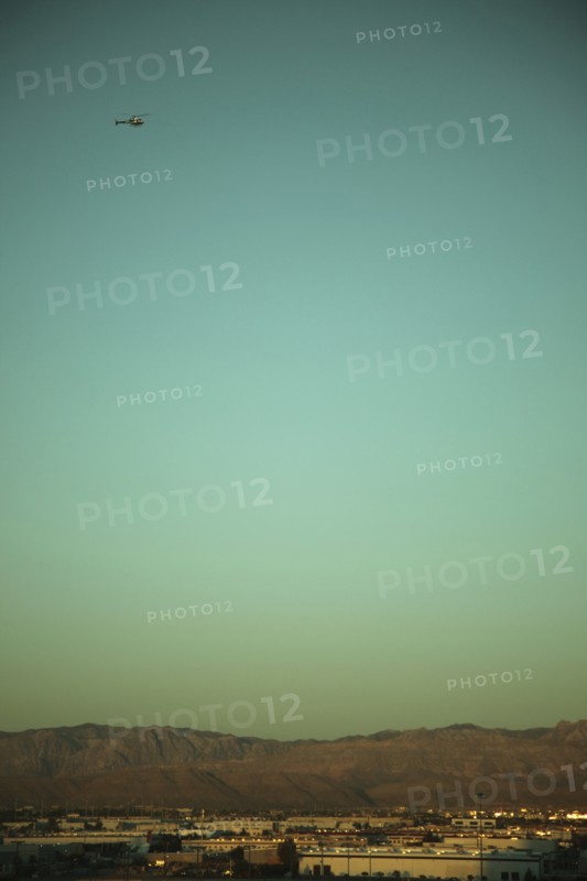Helicopter in Sky, Las Vegas, NV