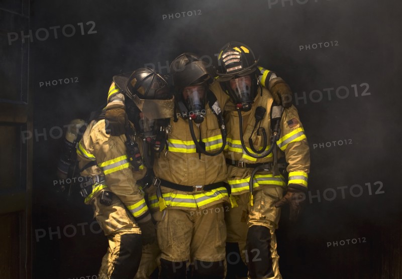 Firemen Helping One Another