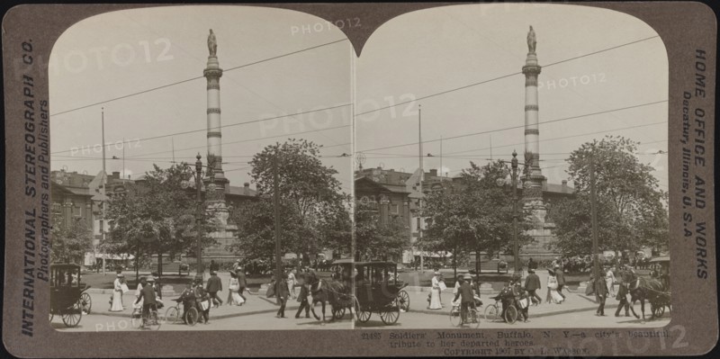 monument, Buffalo, New York, military, historical,