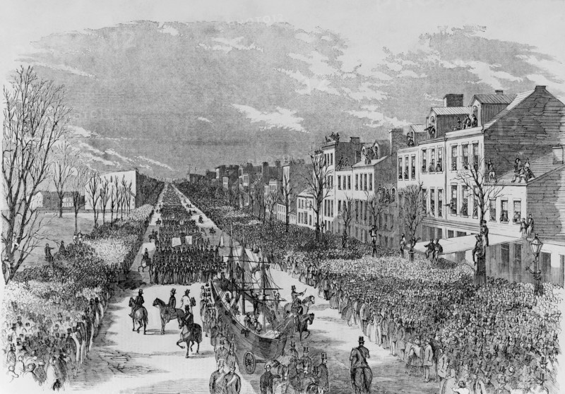 James Buchanan, inauguration, president, American history, historical,