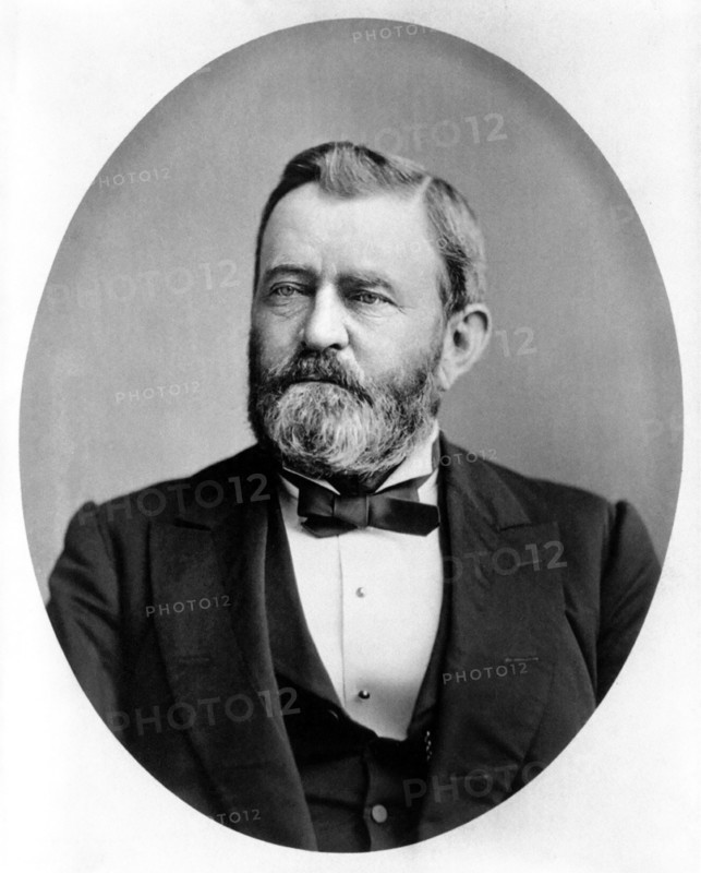 Ulysses S. Grant (1822-85), 18th President of the United States 1869-77, General of Union Army during American Civil War, Head and Shoulders Portrait, Photograph by Theodore Lilienthal, 1880