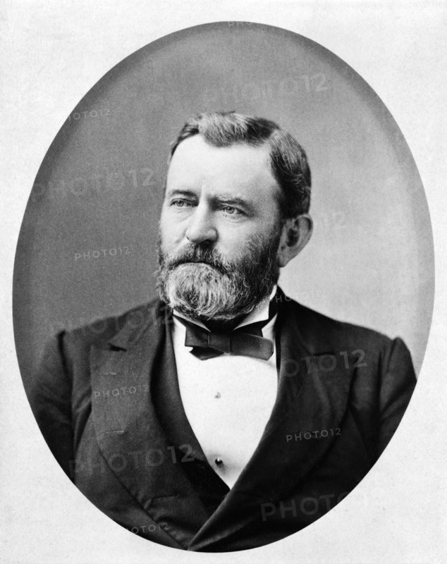 Ulysses S. Grant (1822-85), 18th President of the United States 1869-77,  General of Union Army during American Civil War, Head and Shoulders Portrait, Photograph by Theodore Lilienthal, 1880