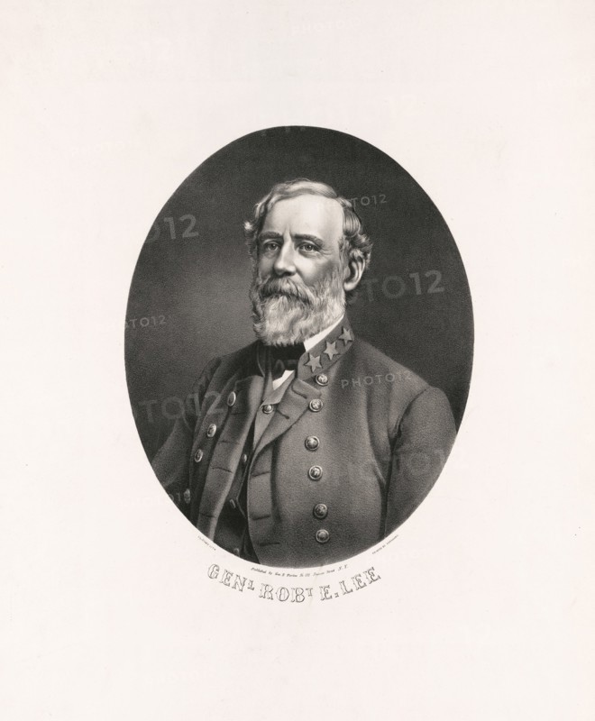 General Robert E. Lee, Lithograph by J.L Giles, Printed by Charles White, Published by George E. Perine, 1863