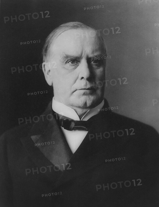 William McKinley (1843-1901), 25th President of the United States 1897-1901, Head and Shoulders Portrait, 1900