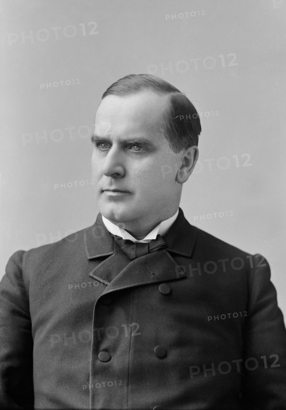 William McKinley (1843-1901), 25th President of the United States 1897-1901, Half-Length Portrait, Photograph by Charles Milton Bell, between 1877 and 1889
