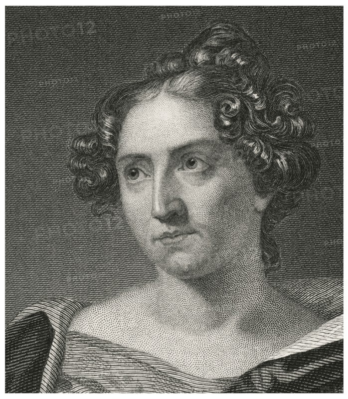 Catharine Sedgewick (1789-1867), American Novelist, Head and Shoulders Portrait, Steel Engraving, Portrait Gallery of Eminent Men and Women of Europe and America by Evert A. Duyckinck, Published by Henry J. Johnson, Johnson, Wilson & Company, New York, 1873