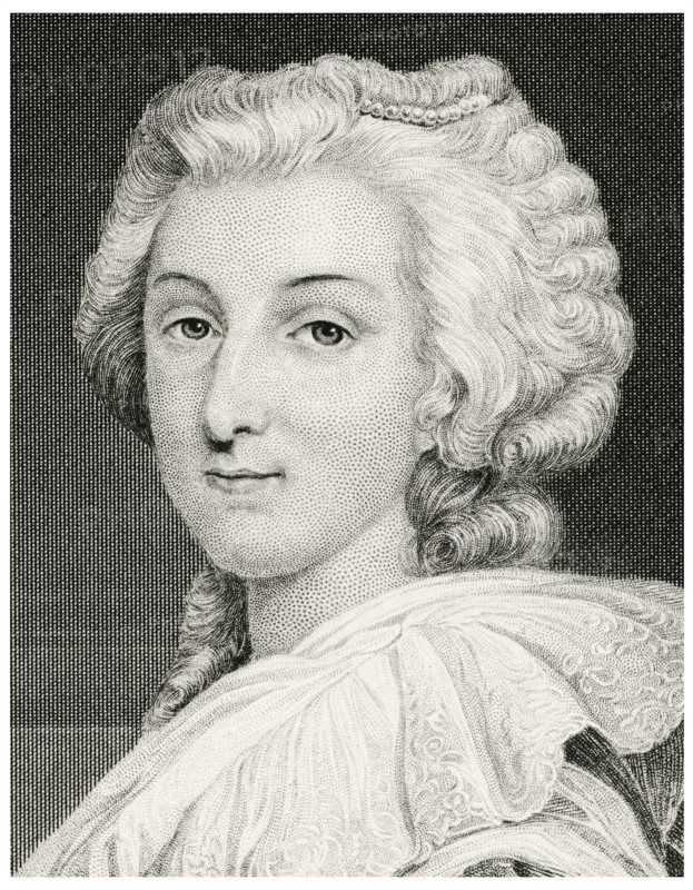 Marie Antoinette (1755-93), Queen of France, Wife of Louis XVI, Head and Shoulders Portrait, Steel Engraving, Portrait Gallery of Eminent Men and Women of Europe and America by Evert A. Duyckinck, Published by Henry J. Johnson, Johnson, Wilson & Company, New York, 1873