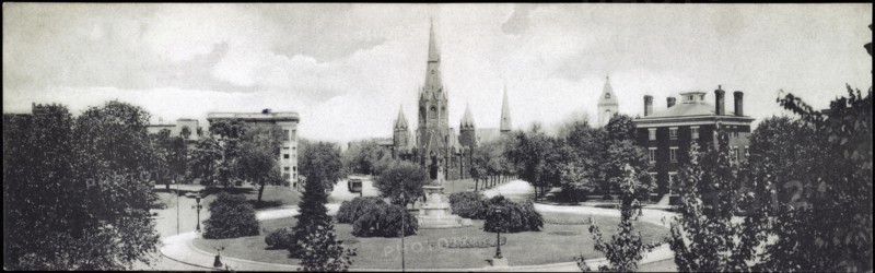Thomas Circle, Washington, D.C, USA, the Rotograph Company, 1905