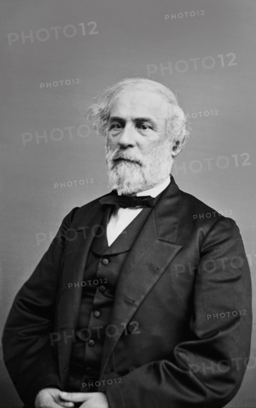 Confederate General Robert E. Lee, Half-length Seated Portrait, Brady-Handy Collection, 1860's