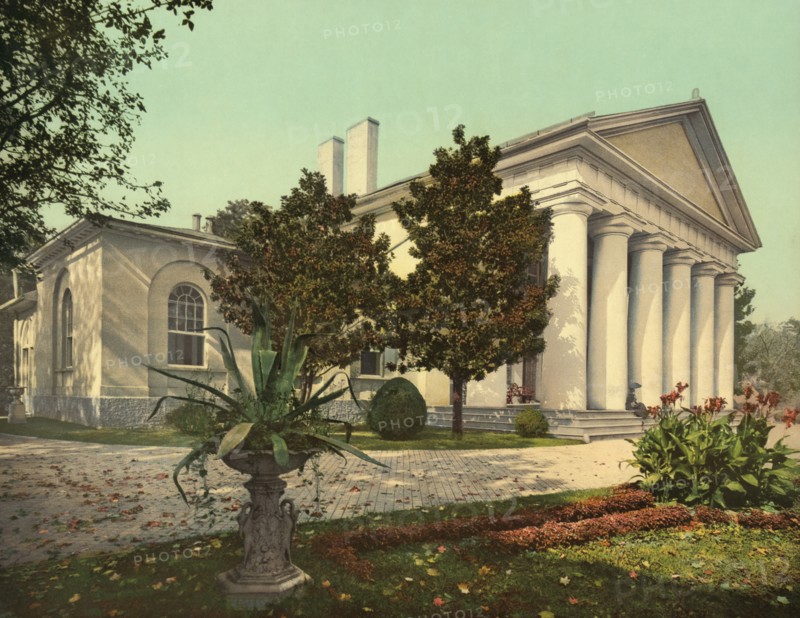 Custis-Lee Mansion, Arlington House, Arlington Cemetery, Arlington, Virginia, USA, Detroit Publishing Company, 1900