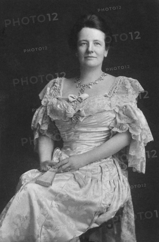 Edith Roosevelt (1861-1948), First Lady of the United States 1901-1909 as Wife of U.S. President Theodore Roosevelt, Three-Quarter Length Seated Portrait, 1905