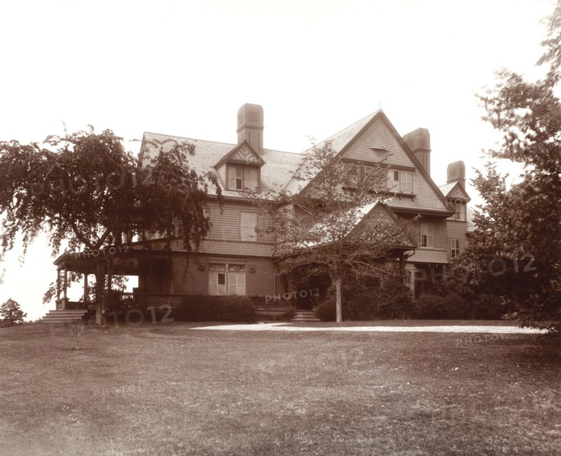 Theodore Roosevelt's Home, Sagamore Hill, Oyster Bay, New York, USA, Photograph by Waldon Fawcett, May 1903