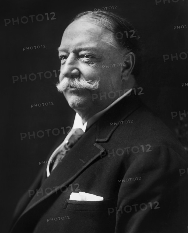William Howard Taft (1857-1930), 27th President of the United States 1909-1913, 10th Chief Justice of the United States 1921-1930, Head and Shoulders Portrait, 1916