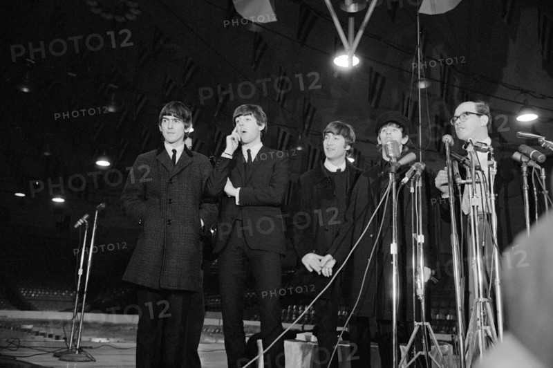 Arrival and Press Conference of the British Rock and Roll Band The Beatles, Washington, D.C., USA, photograph by Marion S. Trikosko, February 11, 1964
